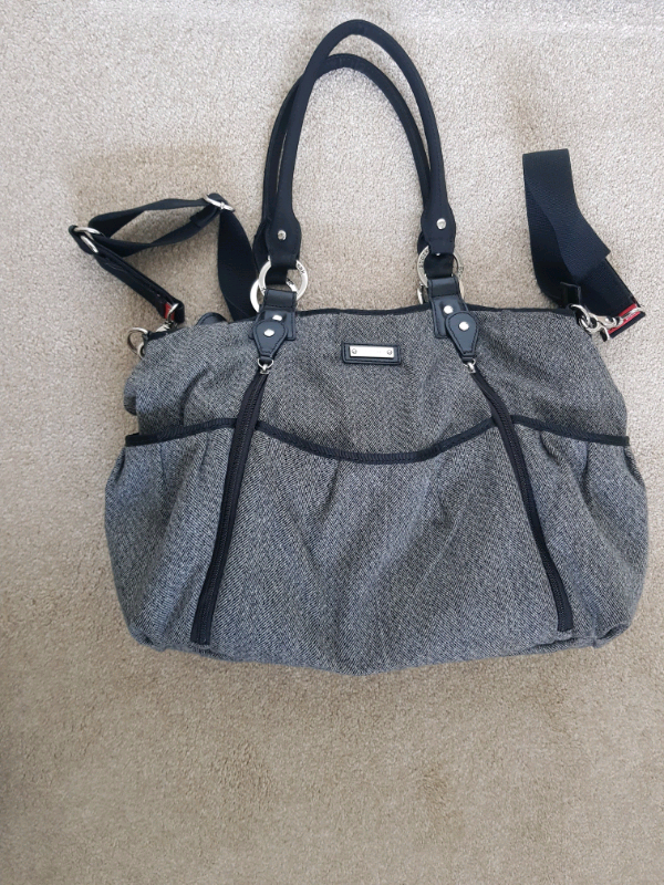 tweed changing bag